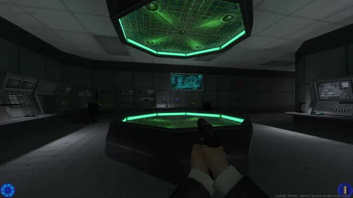Guard model, turned view; development screenshot, Infiltrate II