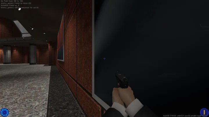 Alarm test; development screenshot, Infiltrate II